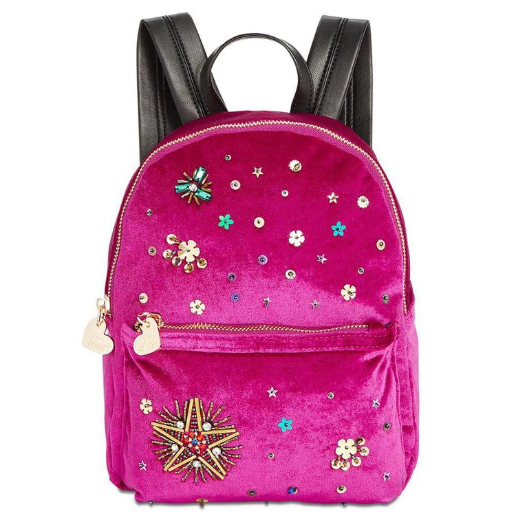 商品Betsey Johnson|Velvet Small Backpack,价格¥347,第1张图片