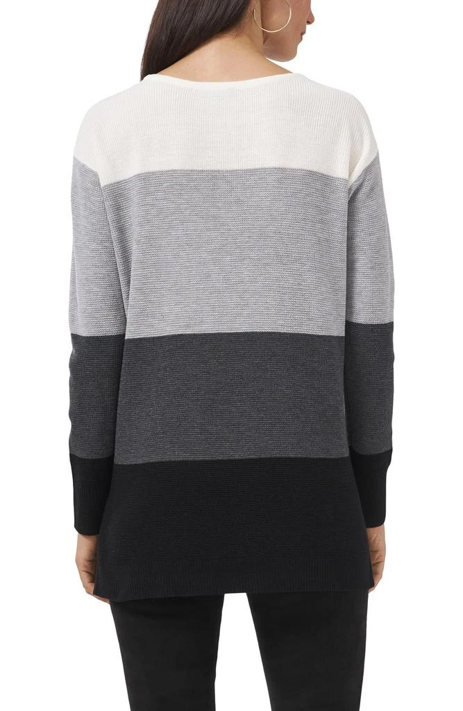 商品Vince Camuto|2 Pocket Waffle Stitch Color Block Sweater,价格¥154,第2张图片详细描述