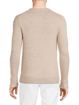 Merino Wool Blend Henley Sweater商品第2张图片规格展示