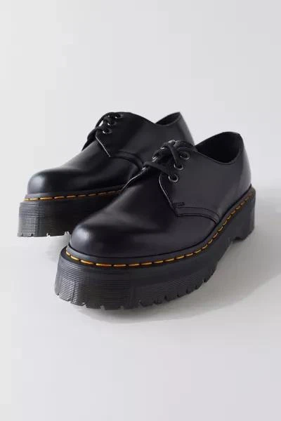 商品Dr. Martens|女式 1461 光滑皮革厚底牛津布,价格¥1292,第2张图片详细描述