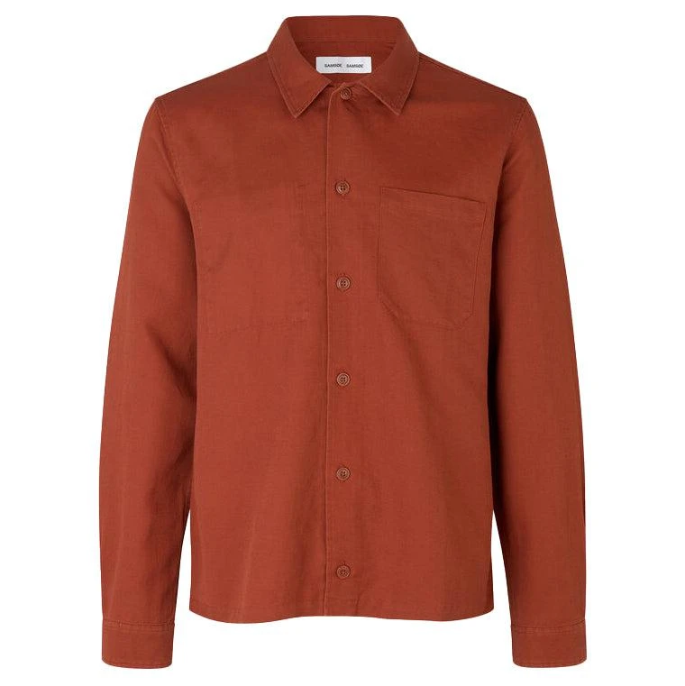 商品SAMSØE SAMSØE|Ruffo JC Twill Shirt Arabian Spice,价格¥738,第1张图片