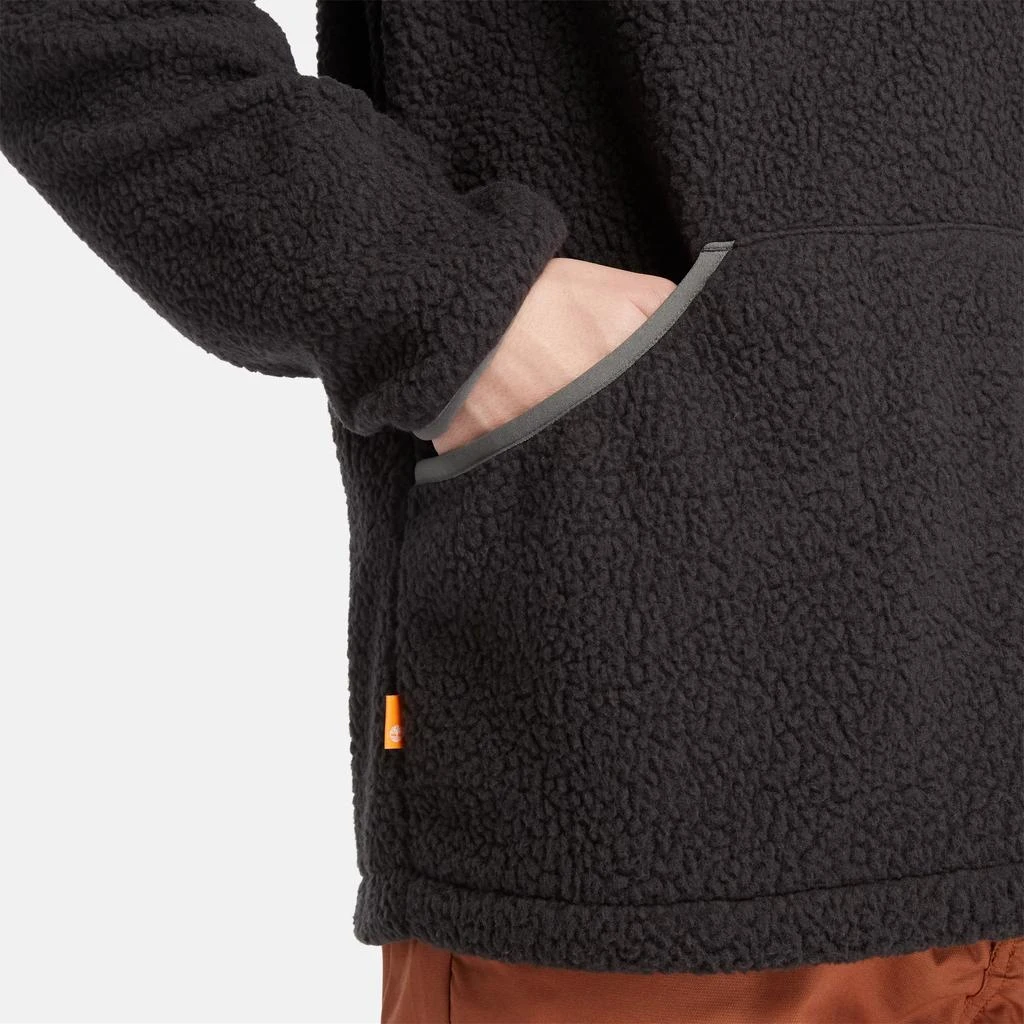 商品Timberland|Men's High Pile Fleece Quarter-Zip Jacket,价格¥230,第4张图片详细描述