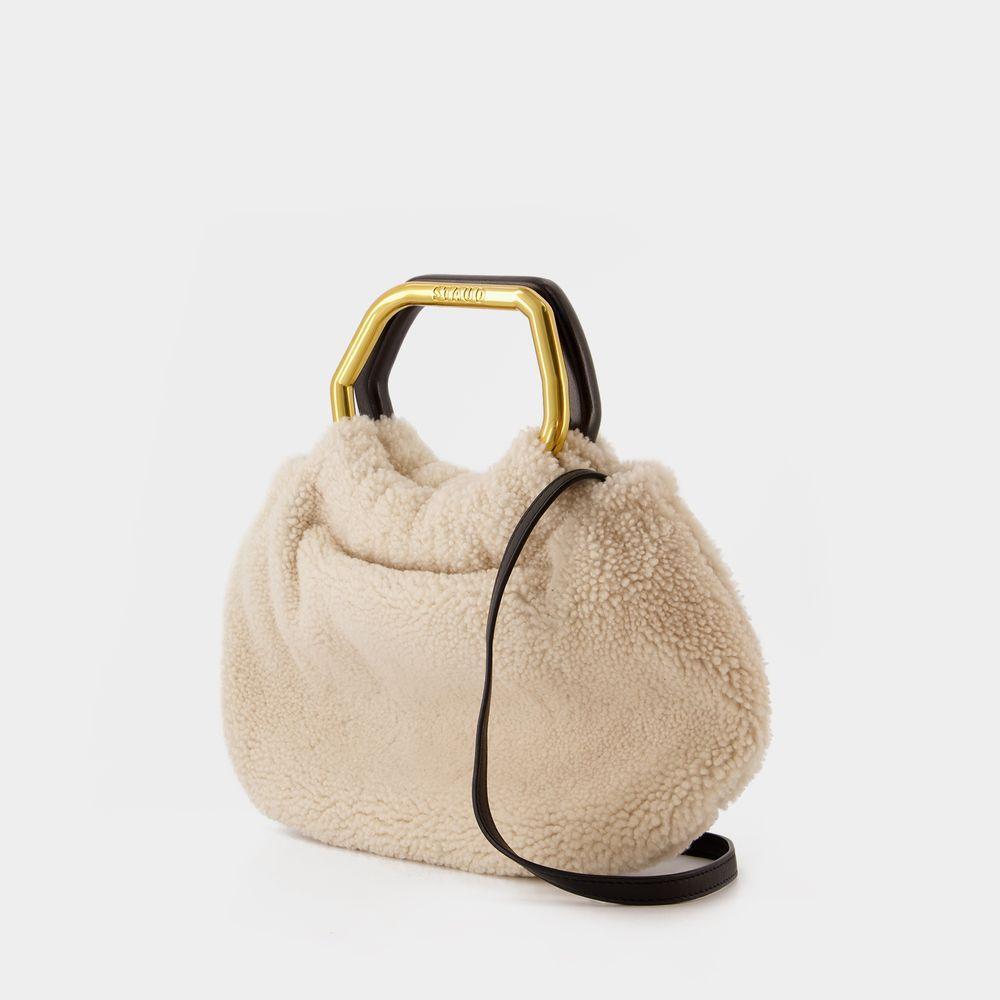 商品Staud|Camille Shearling Bag,价格¥3996,第4张图片详细描述