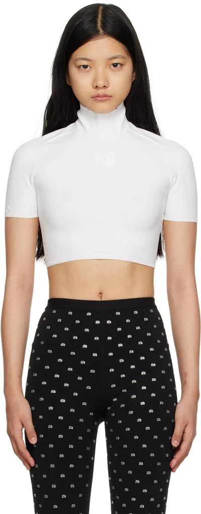 商品Alexander Wang|White Bodycon T-Shirt,价格¥825,第1张图片