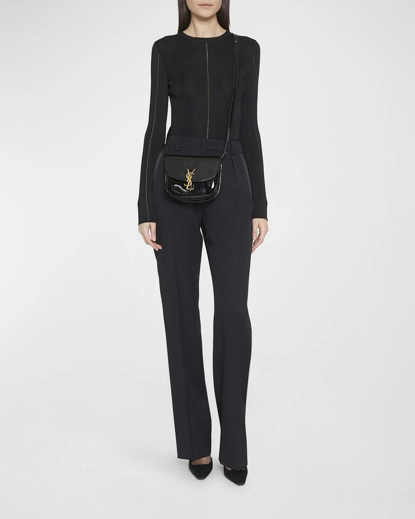 商品Yves Saint Laurent|Kaia Small YSL Patent Leather Crossbody Bag,价格¥14313,第2张图片详细描述