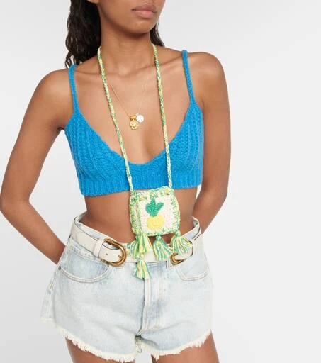 商品ALANUI|Stay Positive crochet Airpods case,价格¥1412,第2张图片详细描述