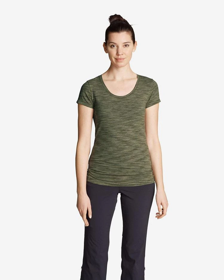 商品Eddie Bauer|Women&#39;s Lookout T-Shirt - Space Dye,价格¥186,第2张图片详细描述