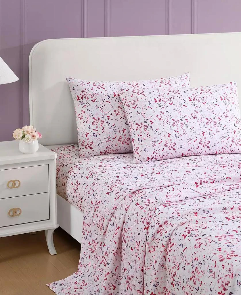 商品Betsey Johnson|Printed Microfiber 3 Piece Sheet Set, Twin XL,价格¥173,第3张图片详细描述