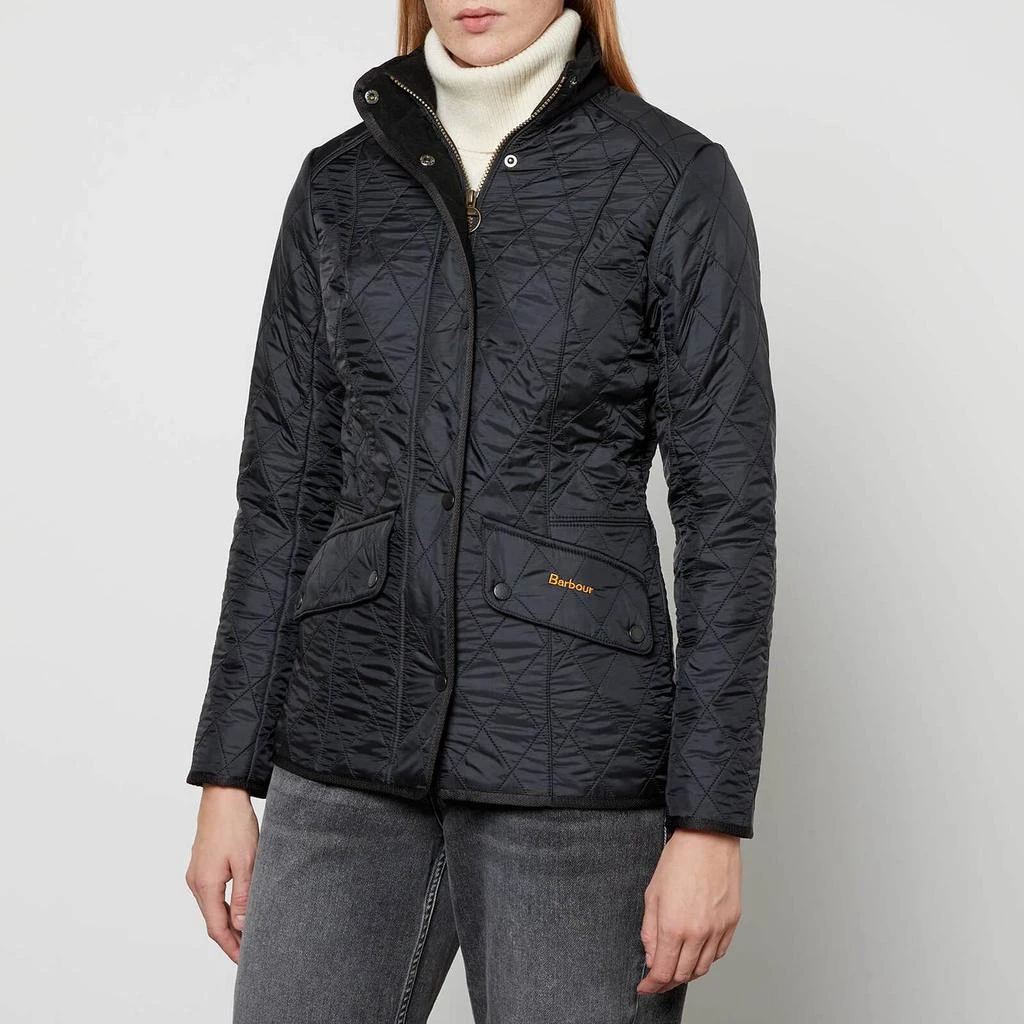 商品Barbour|Barbour Women's Cavalry Polarquilt Jacket - Black,价格¥1419,第1张图片