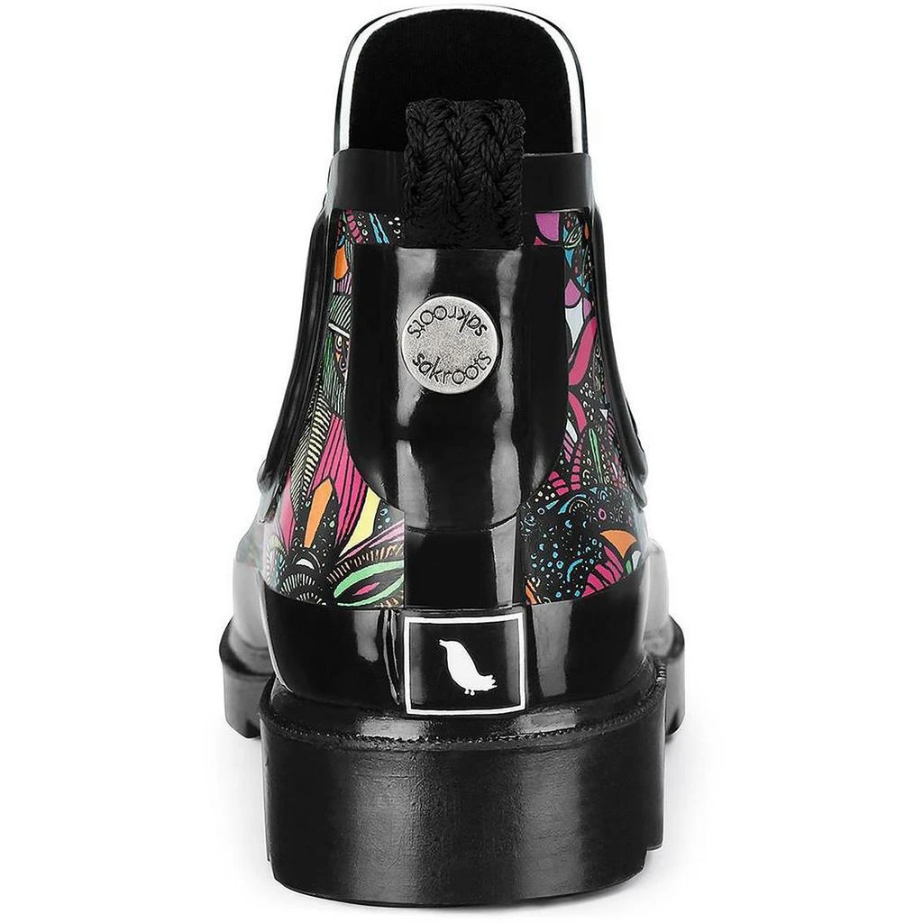 商品Sakroots|SakRoots Womens Rhyme Printed Chelsea Rain Boots,价格¥198,第2张图片详细描述