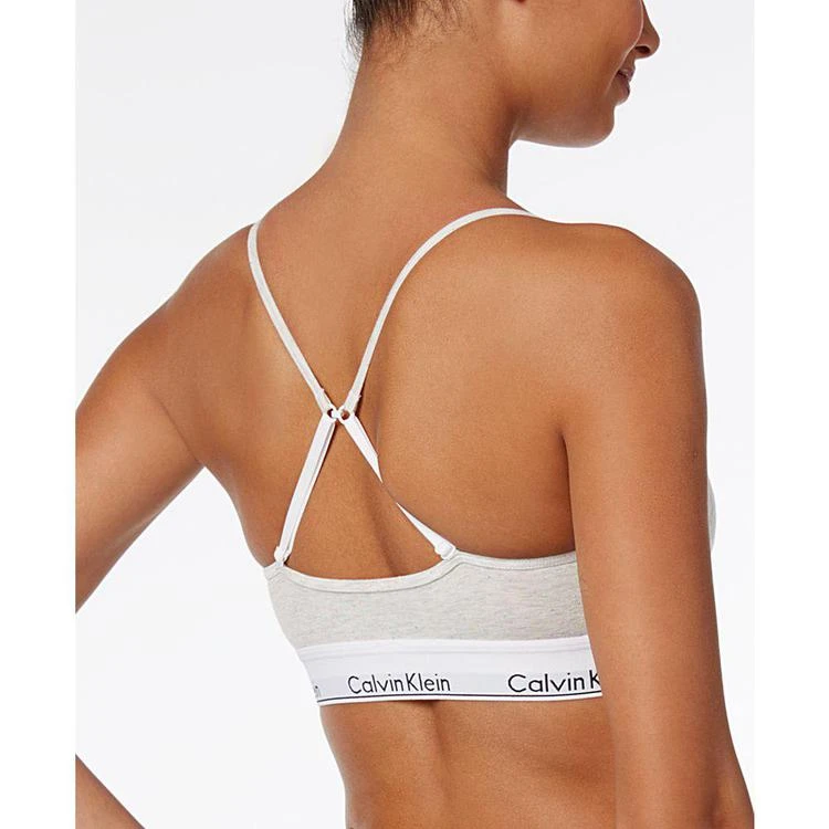 商品Calvin Klein|CK Modern Cotton Logo-Band Bralette QF4637,价格¥125,第2张图片详细描述