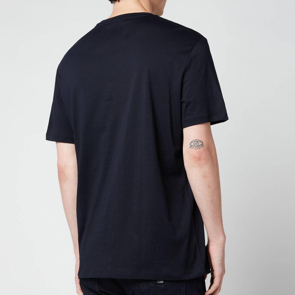 商品Armani Exchange|Armani Exchange Men's Small Ax Logo T-Shirt - Navy,价格¥264,第4张图片详细描述