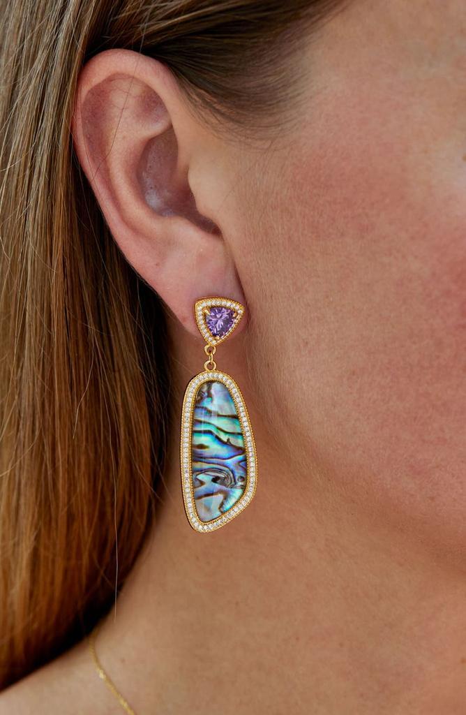 商品Savvy Cie Jewels|Mother of Pearl Drop Earrings,价格¥544,第4张图片详细描述
