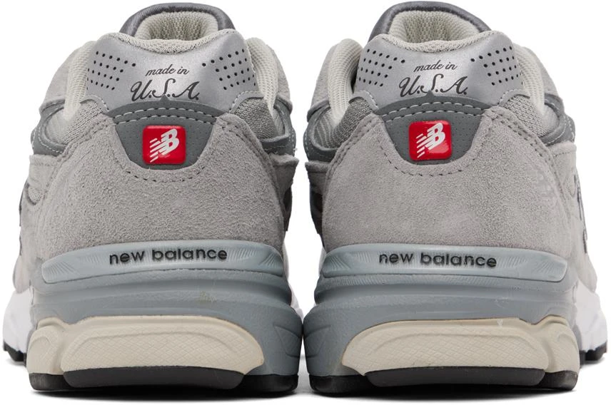 商品New Balance|Gray Made in USA 990v3 Core Sneakers,价格¥1680,第2张图片详细描述