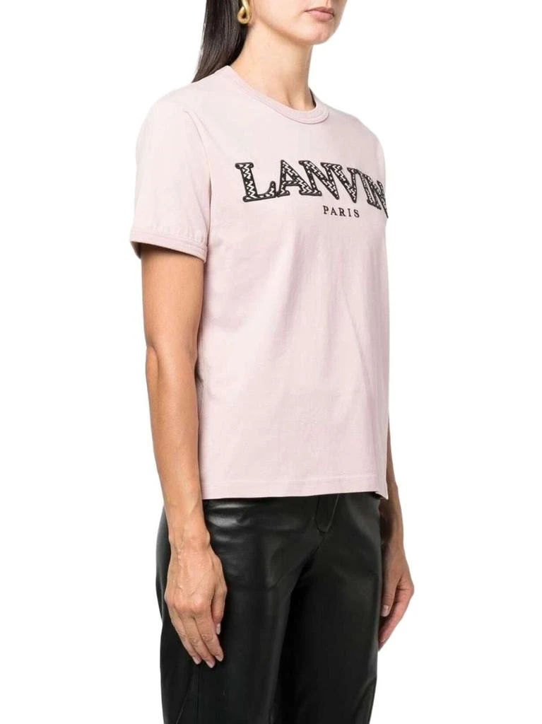 商品Lanvin|Lanvin women's pink cotton t shirt,价格¥3442,第3张图片详细描述