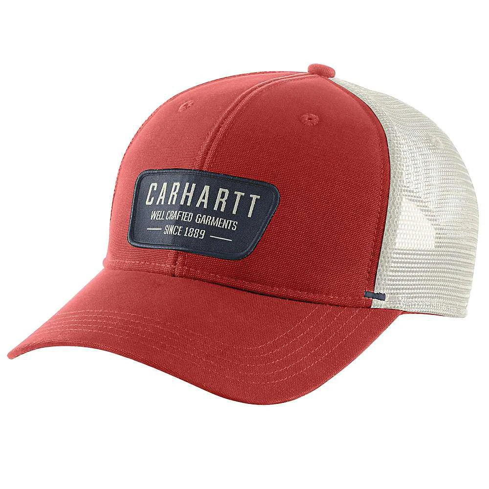 商品Carhartt|Carhartt Men's Canvas Mesh-Back Crafted Patch Cap,价格¥141,第1张图片