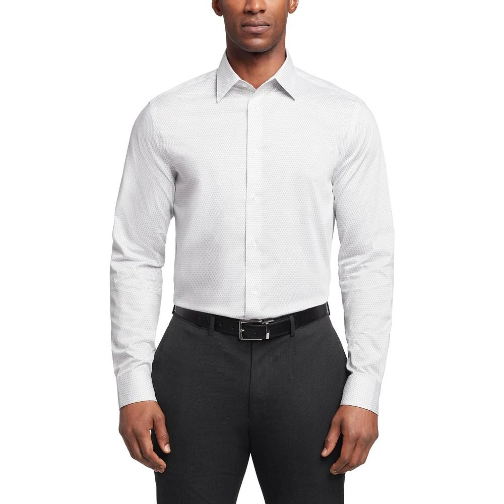 商品Calvin Klein|Men's Steel+ Regular Fit Stretch Wrinkle Resistant Dress Shirt,价格¥318,第1张图片