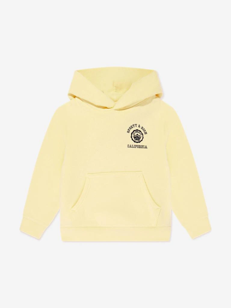 商品Sporty & Rich|Kids California Emblem Hoodie in Yellow,价格¥534,第1张图片
