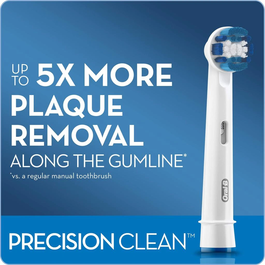 商品Oral-B|Genuine Original Oral-B Braun Precision Clean Replacement Rechargeable Toothbrush Heads (10 Count) - International Version, German Packaging,价格¥253,第3张图片详细描述