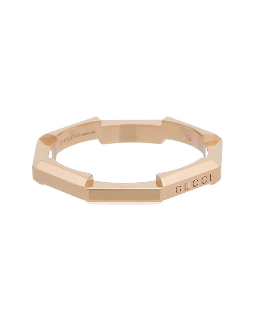 商品Gucci|Gucci Link to Love 18K Rose Gold Ring,价格¥4618,第1张图片