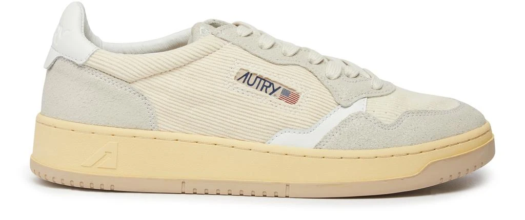 商品Autry|裂纹/鳄鱼皮低帮运动鞋,价格¥1319,第1张图片