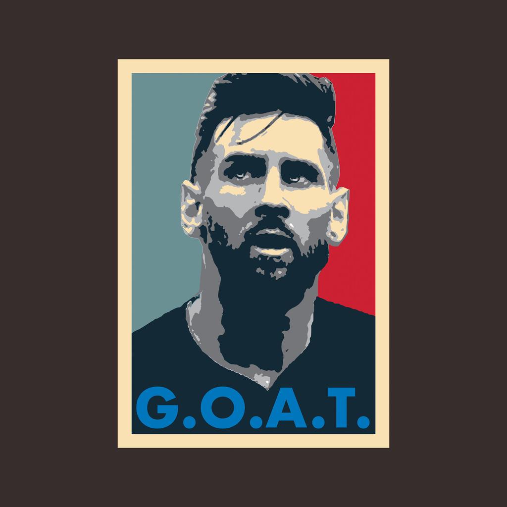 Messi Face of G.O.A.T. Graphic T-Shirt商品第8张图片规格展示