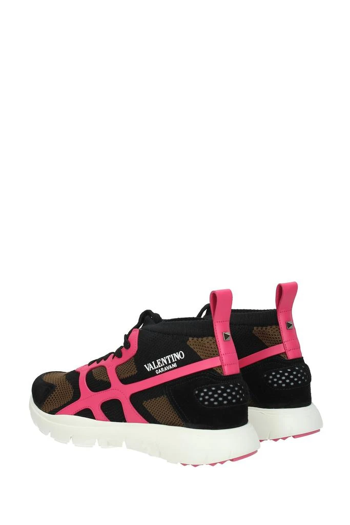 商品Valentino|Sneakers Fabric Black Pink,价格¥1875,第4张图片详细描述