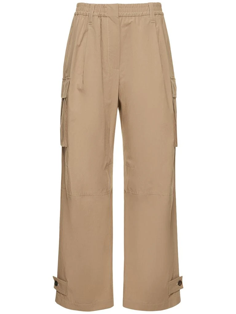 商品Brunello Cucinelli|Cotton Poplin Wide Cargo Pants,价格¥10087,第1张图片