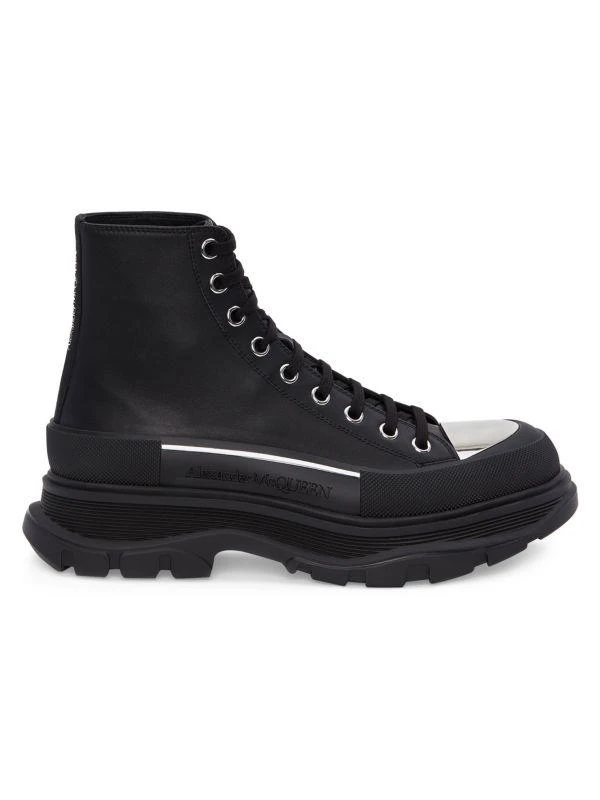商品Alexander McQueen|Mirrored Toe Cap Platform Boots,价格¥2470,第1张图片