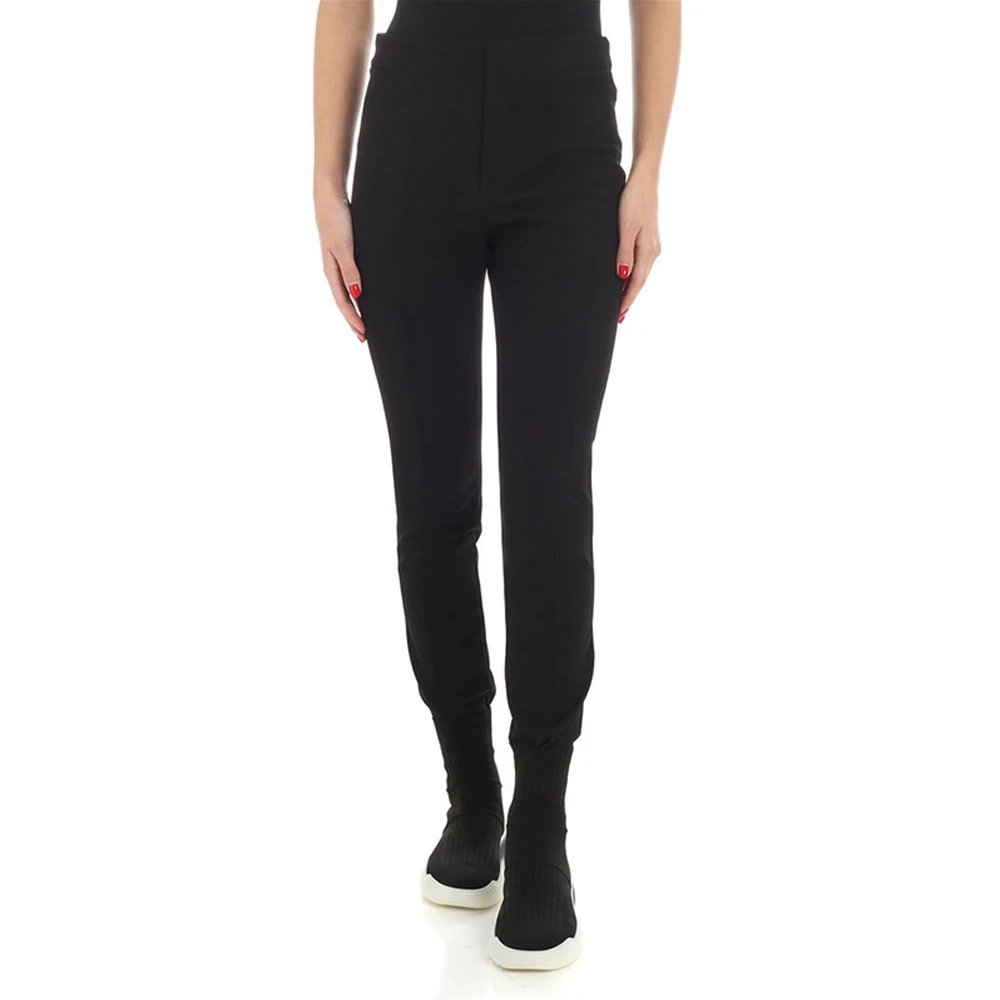 商品Moncler|MONCLER 女士黑色棉质休闲裤 1640390-53064-999,价格¥2582,第1张图片