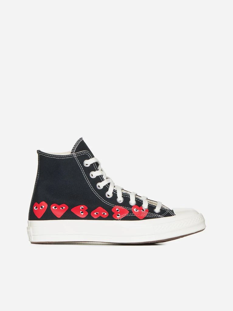 商品Comme des Garcons|x Converse canvas high-top sneakers,价格¥1215,第1张图片