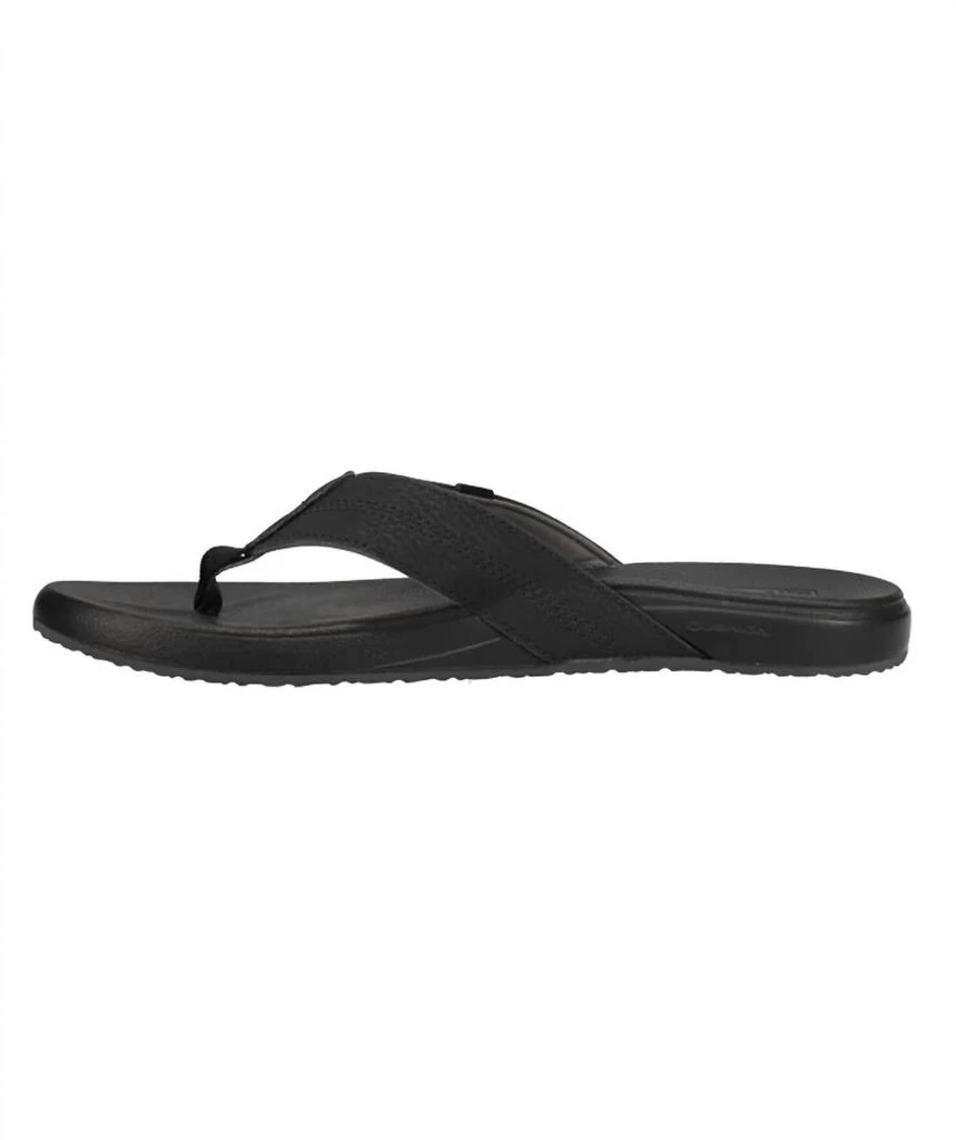 商品Reef|Men'S Cushion Bounce Phantom Flip Flops in Black,价格¥374,第3张图片详细描述