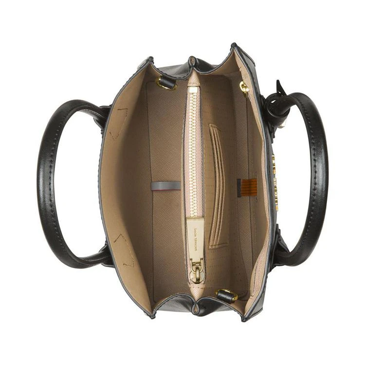 商品Michael Kors|Mercer 中号 LOVE 贴片装饰皮质手提包,价格¥866,第3张图片详细描述
