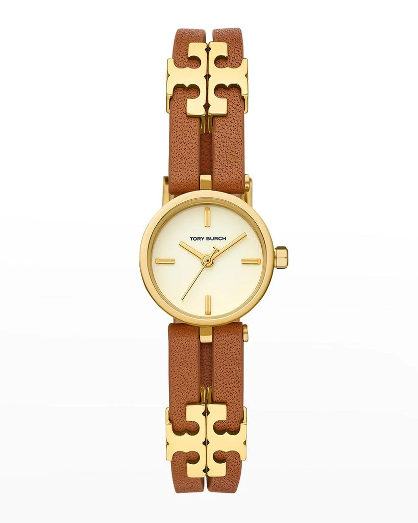 商品Tory Burch|The Kira Watch with Brown Leather Strap,价格¥1738,第2张图片详细描述