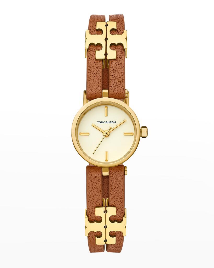 商品Tory Burch|The Kira Watch with Brown Leather Strap,价格¥1670,第4张图片详细描述