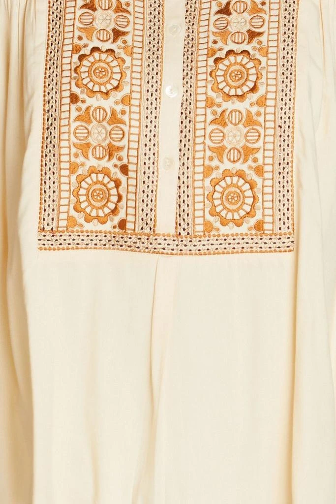 商品ANTIK BATIK|Bettina embroidered crepe blouse,价格¥952,第4张图片详细描述