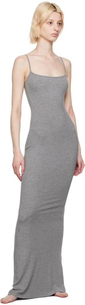 商品SKIMS|Gray Soft Lounge Long Slip Maxi Dress,价格¥756,第4张图片详细描述