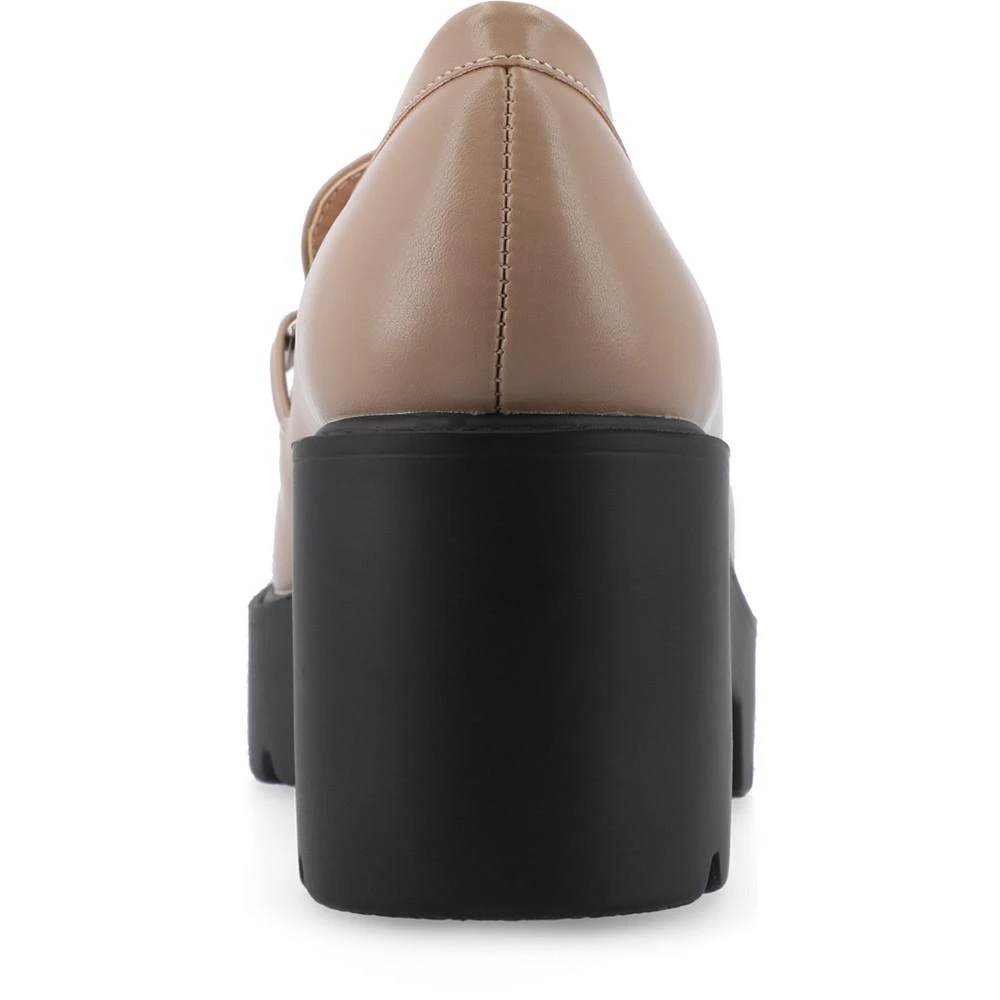 商品Journee Collection|Women's Kezziah Tru Comfort Foam Loafer Style Lug Outsole Platform Pumps,价格¥484,第3张图片详细描述