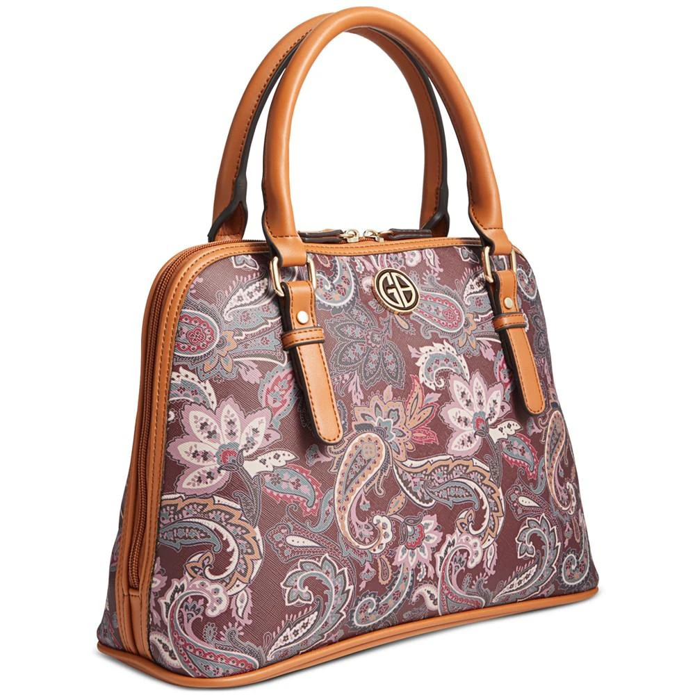 商品Giani Bernini|Tapestry Medium Dome Satchel, Created for Macy's,价格¥372,第4张图片详细描述