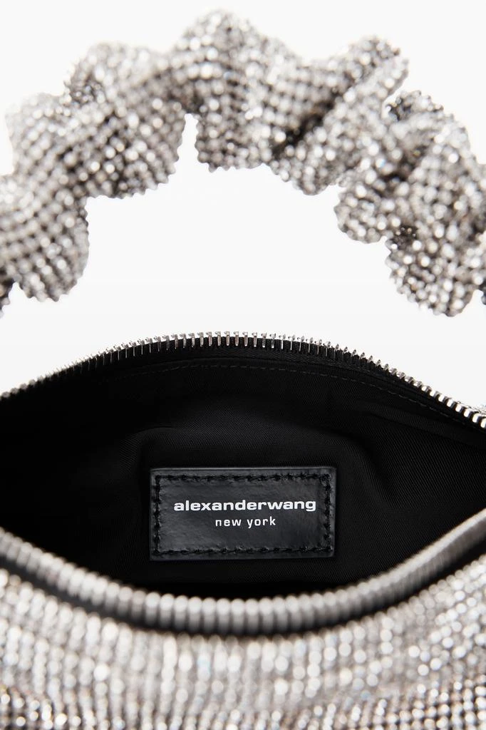 商品Alexander Wang|SCRUNCHIE MINI BAG IN CRYSTAL MESH,价格¥7206,第3张图片详细描述