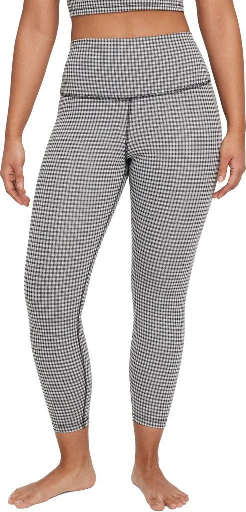 商品NIKE|Nike Women's Dri-FIT Gingham Cropped Yoga Leggings,价格¥110,第1张图片