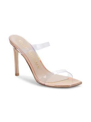 商品Stuart Weitzman|Aleena Transparent Sandals,价格¥1266,第2张图片详细描述