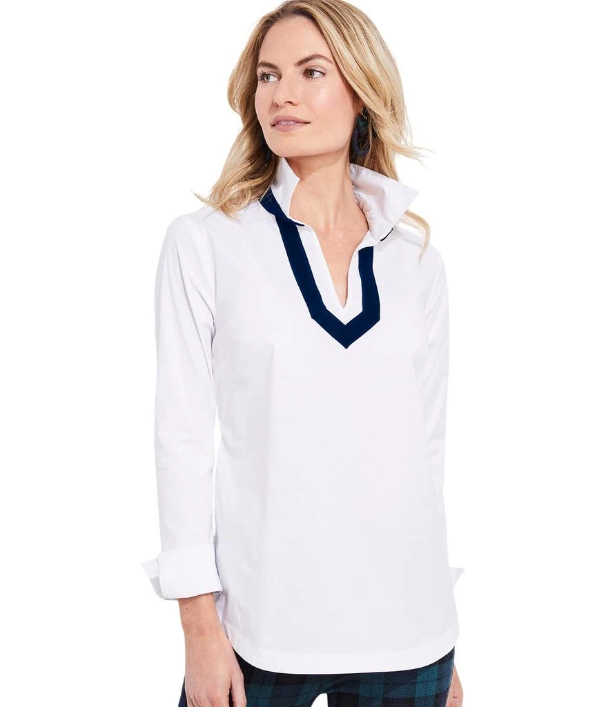 商品Vineyard Vines|Velvet Trim Popover,价格¥901,第1张图片