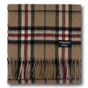 Gretna Green | Gretna Green - 100% Lambswool Scarf in Camel Thomson 154.76元 商品图片
