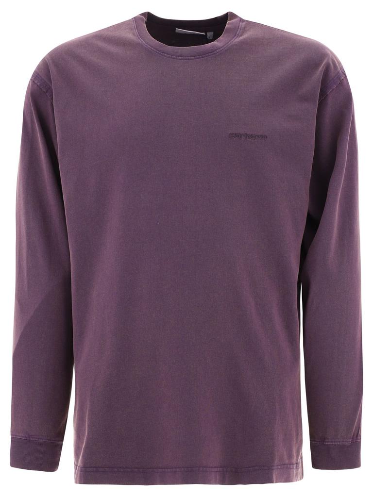 Carhartt Mens Purple Cotton T-Shirt商品第1张图片规格展示
