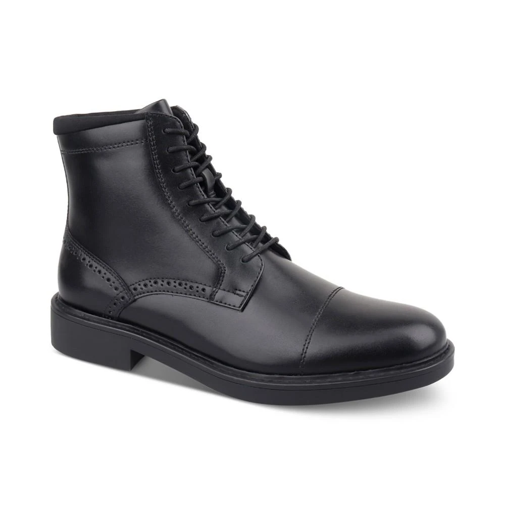 商品Alfani|Men's Elroy Lace-Up Cap-Toe Boots, Created for Macy's,价格¥421,第1张图片