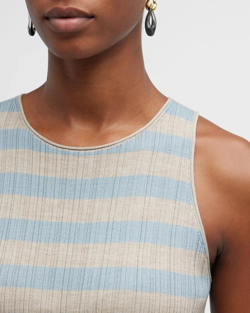 商品Theory|Classic Stripe Wool Tank Top,价格¥357,第5张图片详细描述