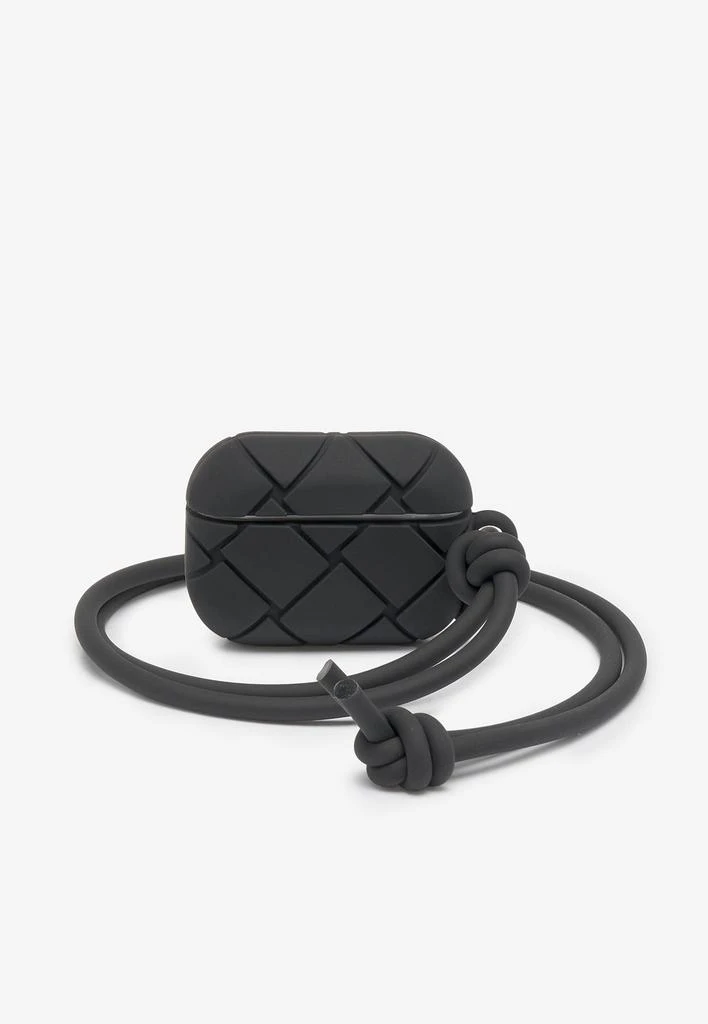 商品Bottega Veneta|AirPods Pro Intrecciato Rubber Case,价格¥1560,第1张图片