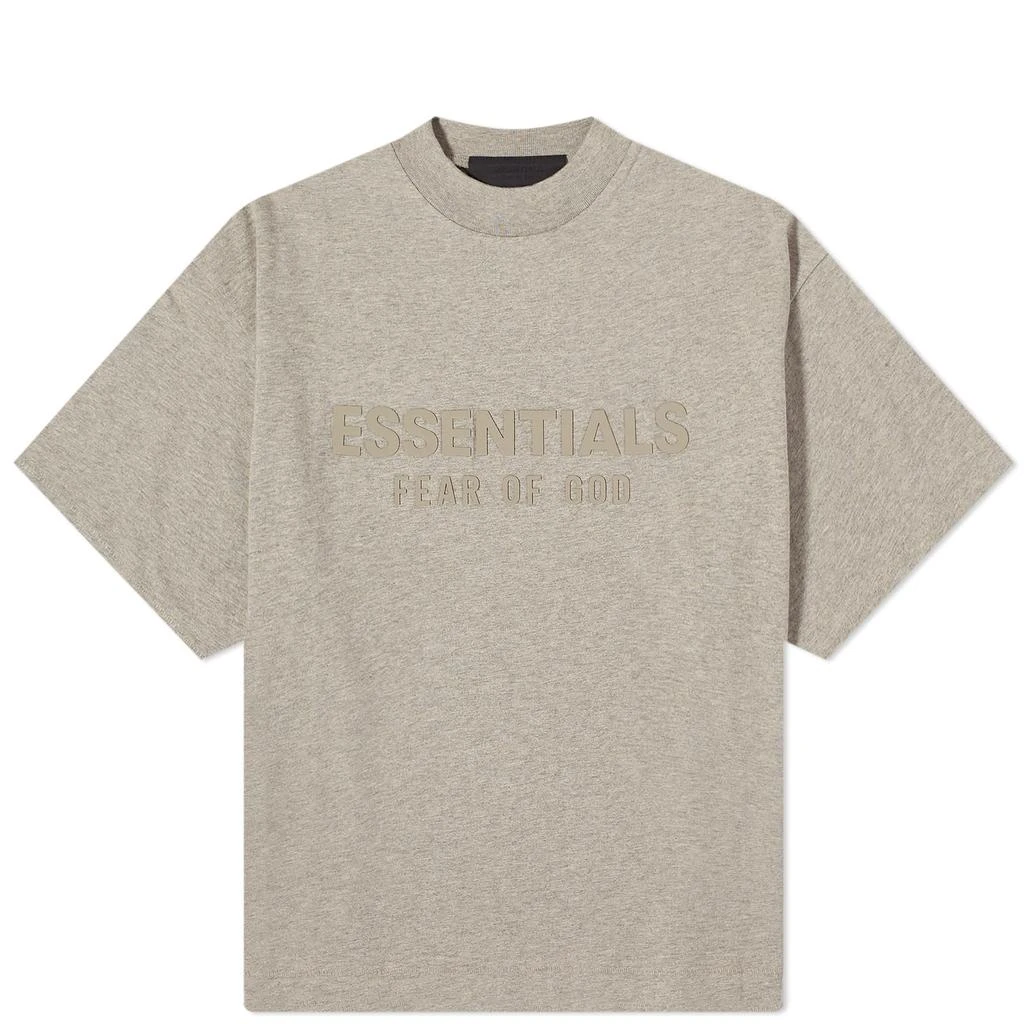 商品Essentials|Fear of God ESSENTIALS Spring Kids Crew Neck T-Shirt - Dark Heather Oatmeal,价格¥235,第1张图片