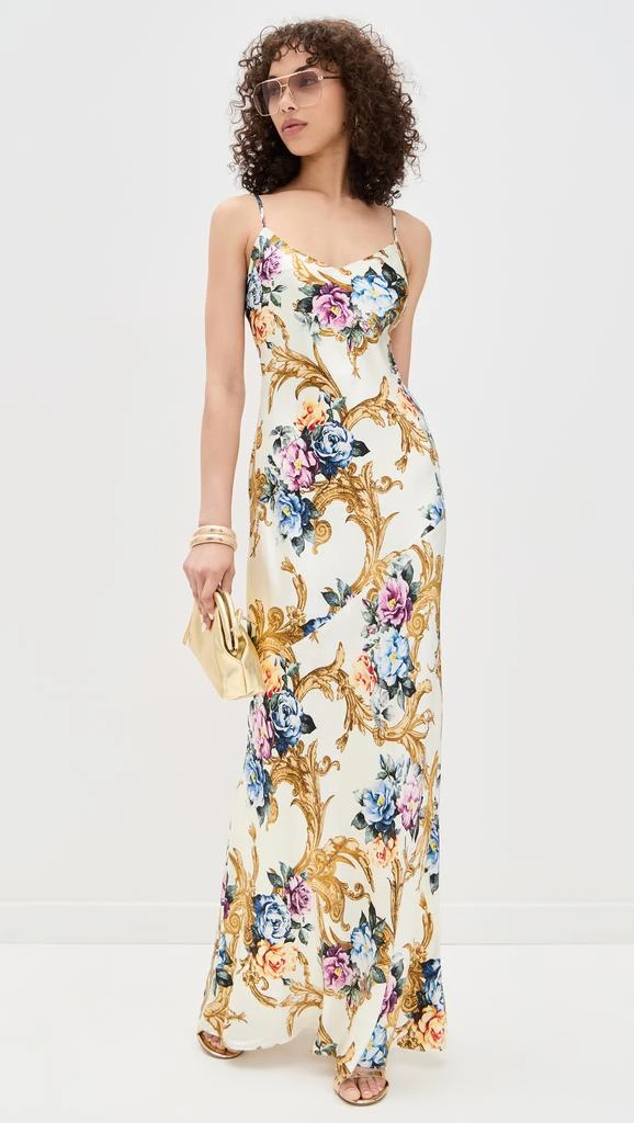 商品LAGENCE|Serita Maxi V Neck Bias Dress,价格¥4700,第4张图片详细描述